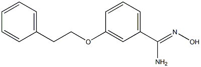 N'-hydroxy-3-(2-phenylethoxy)benzenecarboximidamide Struktur