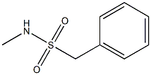 N-methyl-1-phenylmethanesulfonamide Struktur