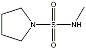 N-methylpyrrolidine-1-sulfonamide Struktur