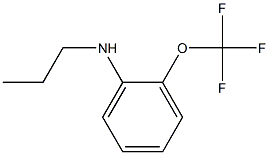 N-propyl-2-(trifluoromethoxy)aniline Struktur