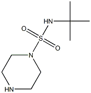 N-tert-butylpiperazine-1-sulfonamide Struktur