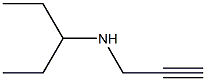 pentan-3-yl(prop-2-yn-1-yl)amine Struktur