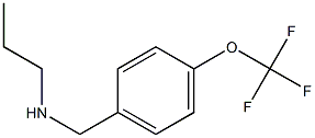 propyl({[4-(trifluoromethoxy)phenyl]methyl})amine Struktur