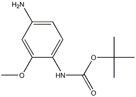 tert-butyl 4-amino-2-methoxyphenylcarbamate Struktur