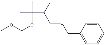 (3-Methoxymethoxy-2,3-dimethyl-butoxymethyl)-benzene Struktur