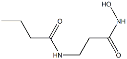 Butanamide,  N-[3-(hydroxyamino)-3-oxopropyl]- Struktur