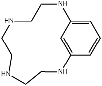 2,5,8,11-Tetraazabicyclo[10.3.1]hexadeca-1(16),12,14-triene Struktur