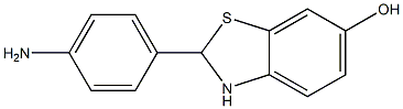 2-(4-AMINOPHENYL)-2,3-DIHYDROBENZO[D]THIAZOL-6-OL Struktur