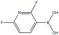 2,6-DIFLUORO-3-PYRIDINEBORONIC ACID Struktur