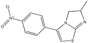 3-{4-nitrophenyl}-6-methyl-5,6-dihydroimidazo[2,1-b][1,3]thiazole Struktur