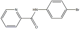 N-(4-bromophenyl)-2-pyridinecarboxamide Struktur