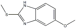 methyl 2-(methylsulfanyl)-1H-benzimidazol-5-yl ether Struktur