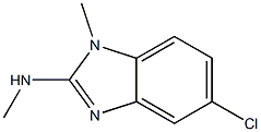 5-chloro-N,1-dimethyl-1H-benzimidazol-2-amine Struktur