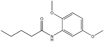 N-(2,5-dimethoxyphenyl)pentanamide Struktur