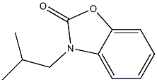 3-(2-methylpropyl)-1,3-benzoxazol-2(3H)-one Struktur