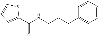 N-(3-phenylpropyl)-2-thiophenecarboxamide Struktur