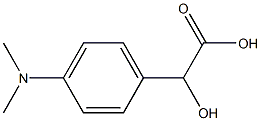 [4-(dimethylamino)phenyl](hydroxy)acetic acid Struktur