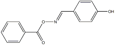 4-hydroxybenzaldehyde O-benzoyloxime Struktur