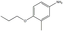 3-methyl-4-propoxyphenylamine Struktur