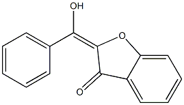 2-[hydroxy(phenyl)methylene]-1-benzofuran-3(2H)-one Struktur