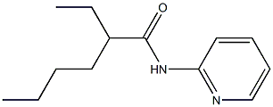 2-ethyl-N-pyridin-2-ylhexanamide Struktur