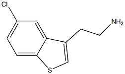 2-(5-chloro-1-benzothien-3-yl)ethanamine Struktur