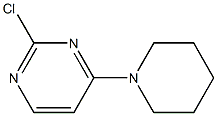 2-chloro-4-(1-piperidinyl)pyrimidine Struktur