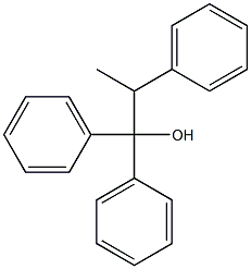 1,1,2-triphenyl-1-propanol Struktur