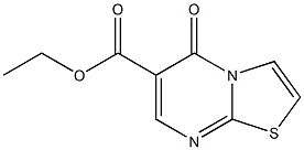 ethyl 5-oxo-5H-[1,3]thiazolo[3,2-a]pyrimidine-6-carboxylate Struktur