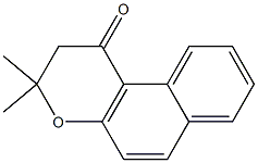 3,3-dimethyl-2,3-dihydro-1H-benzo[f]chromen-1-one Struktur