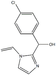 (4-chlorophenyl)(1-vinyl-1H-imidazol-2-yl)methanol Struktur