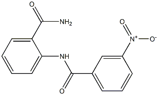 2-({3-nitrobenzoyl}amino)benzamide Struktur