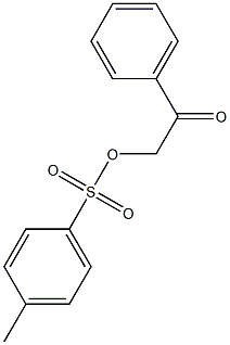 2-oxo-2-phenylethyl 4-methylbenzenesulfonate Struktur