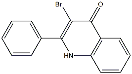 3-bromo-2-phenyl-4(1H)-quinolinone Struktur