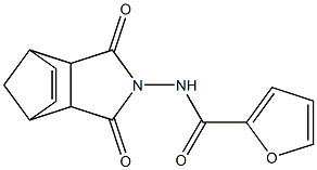 N-(3,5-dioxo-4-azatricyclo[5.2.1.0~2,6~]dec-8-en-4-yl)-2-furamide Struktur