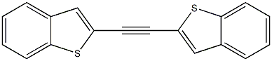 2-(1-benzothien-2-ylethynyl)-1-benzothiophene Struktur