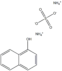 ammonium naphthalenyl ether sulfate Struktur