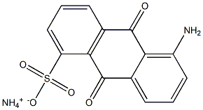 Ammonium 1-amino-5-anthraquinonesulfonate Struktur