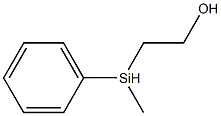 2-Hydroxyethylmethylphenylsilane,  polymer-supported Struktur