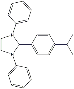 2-(4-isopropylphenyl)-1,3-diphenylimidazolidine Struktur