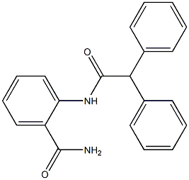 2-[(2,2-diphenylacetyl)amino]benzamide Struktur