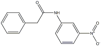 N-(3-nitrophenyl)-2-phenylacetamide Struktur