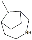 9-甲基-3,9-二氮雜雙環(huán)(4,2,1)壬烷, , 結(jié)構(gòu)式