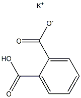 Potassium hydrogen phthalate, reagent grade Struktur