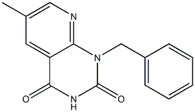 1-Benzyl-6-methylpyrido[2,3-d]pyrimidine-2,4(1H,3H)-dione Struktur