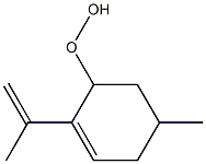 p-Mentha-3,8-dien-5-yl hydroperoxide Struktur