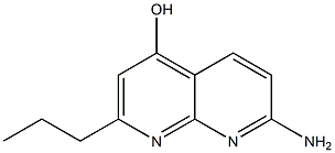 7-Amino-2-propyl-1,8-naphthyridin-4-ol Struktur