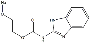 2-(2-Sodiooxyethyloxycarbonylamino)-1H-benzimidazole Struktur