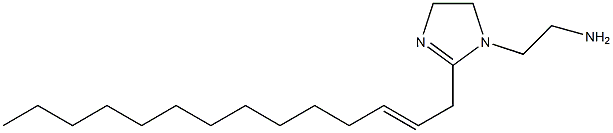 1-(2-Aminoethyl)-2-(2-tetradecenyl)-2-imidazoline Struktur