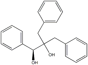 [S,(-)]-2-Benzyl-1,3-diphenyl-1,2-propanediol Struktur